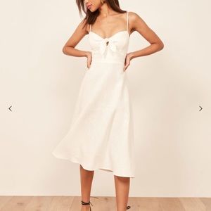 Reformation size 2 Clara dress - white